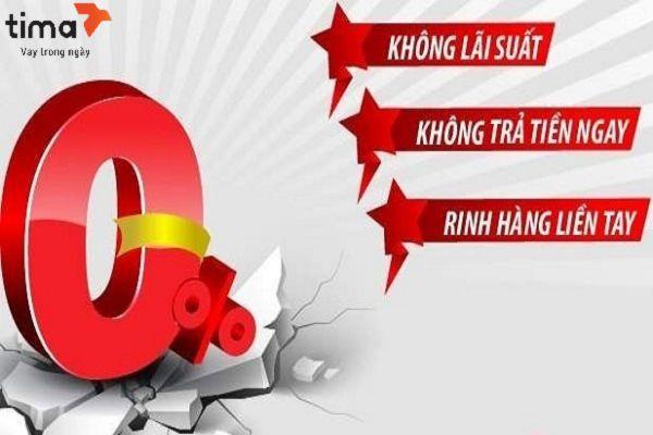 Vay trả góp lãi suất ưu đãi 0% hấp dẫn sự quan tâm của người tiêu dùng